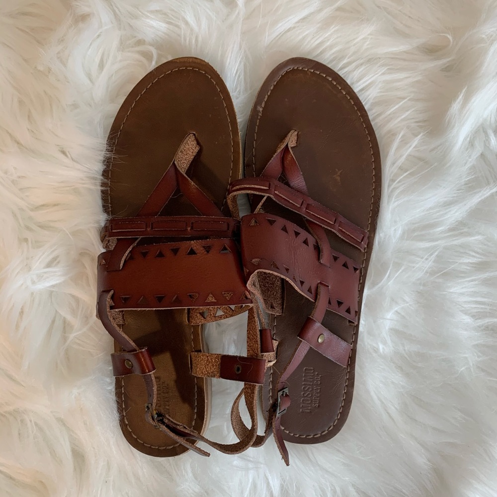 Mossimo Supply Co. leather strappy sandal
